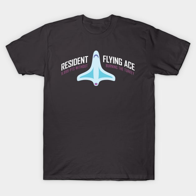 Resident Flying Ace - Carousel of Progress Inspired Design T-Shirt by Go Mouse Scouts